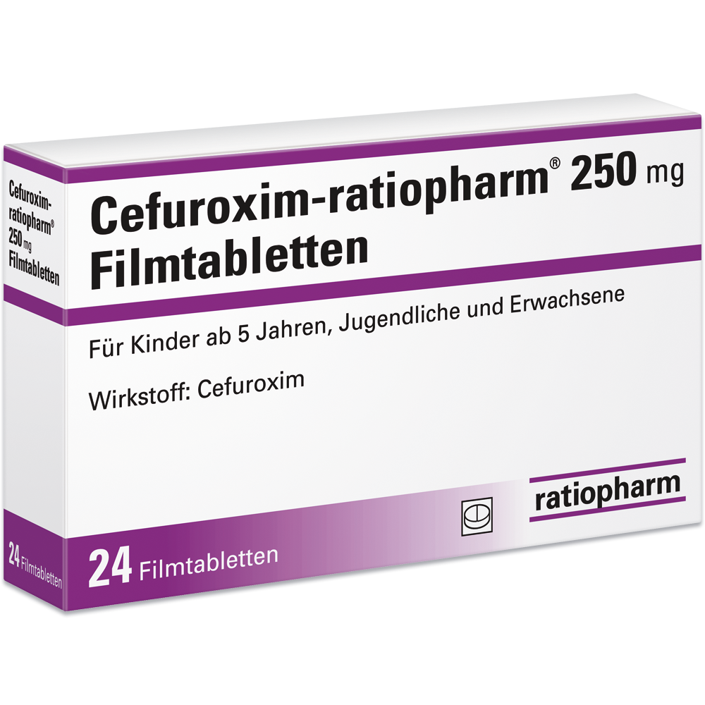 Cefuroxim-ratiopharm® 250&nbsp;mg Filmtabletten